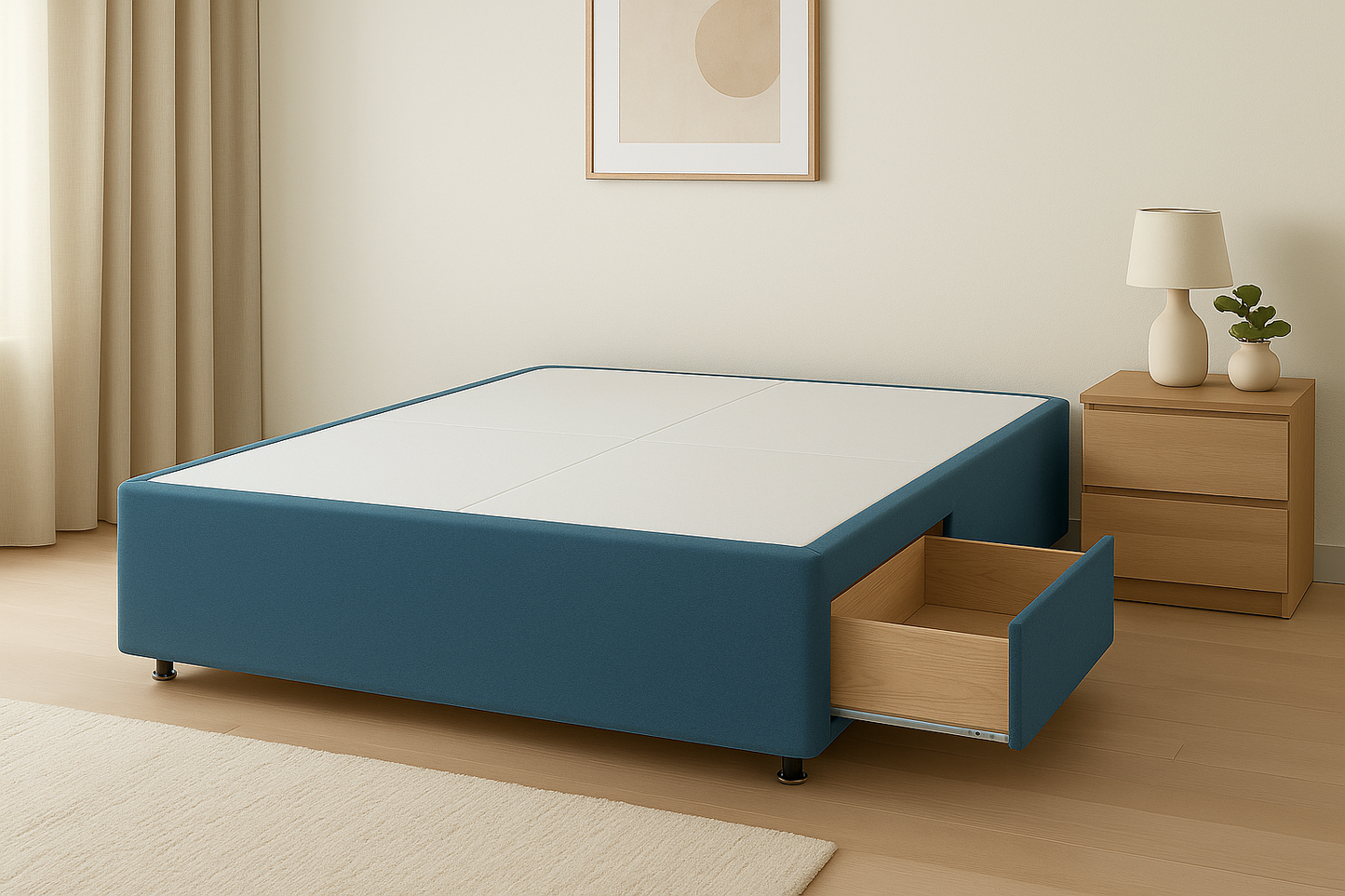 Divan Bed Base (2 Drawers)